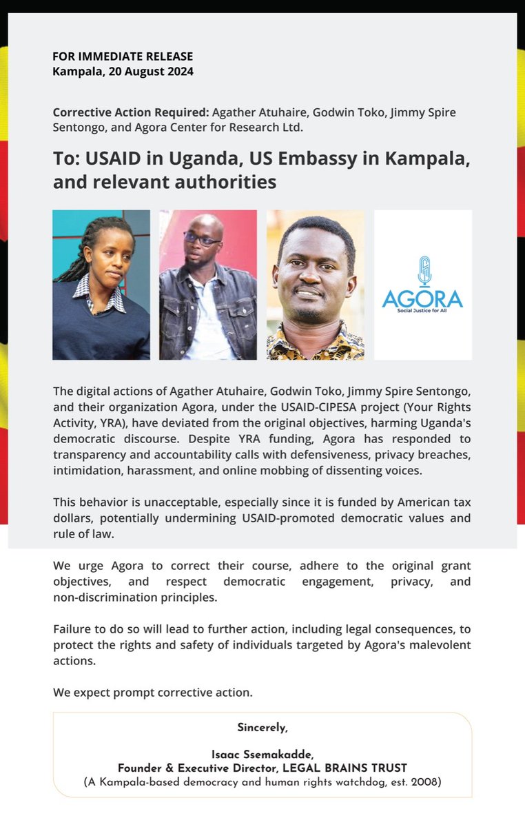 IsaacSsemakadde's tweet image. URGENT: The child who is not scolded will burn the village.
@USAIDUganda @USAID @USAIDAfrica @PowerUSAID @usmissionuganda @cipesaug @pmwesige