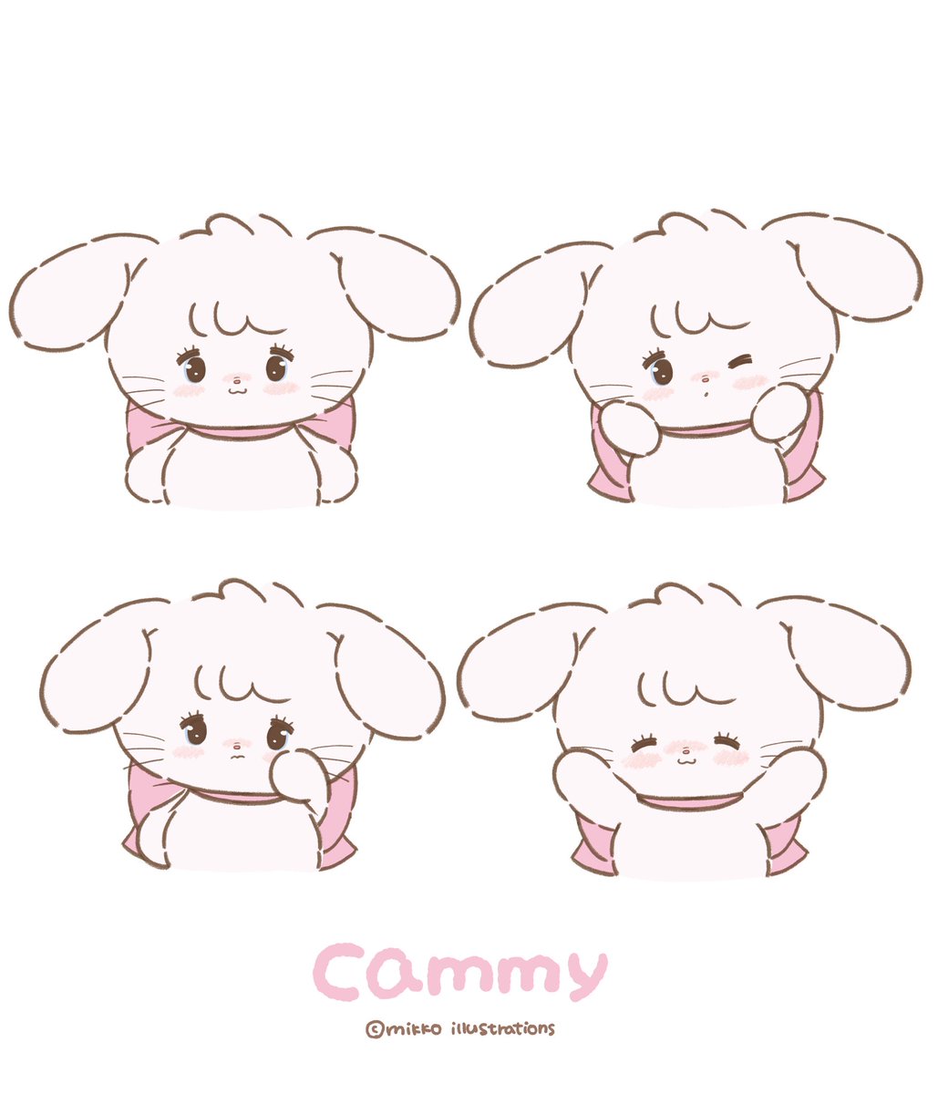 ムース🐱キャミー🐰ラテ🐻スフレ🐶