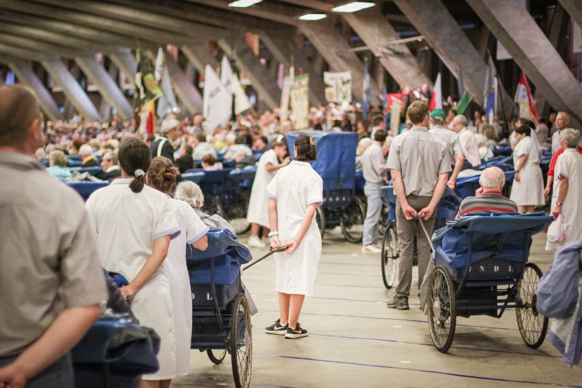 episcopus19's tweet photo. 📸 Joie d'être à #Lourdes avec le pèlerinage diocésain, dont l'Hospitalité corrézienne, pour aller ensemble vers Jésus par Marie. https://t.co/oFBXQzy6Rp