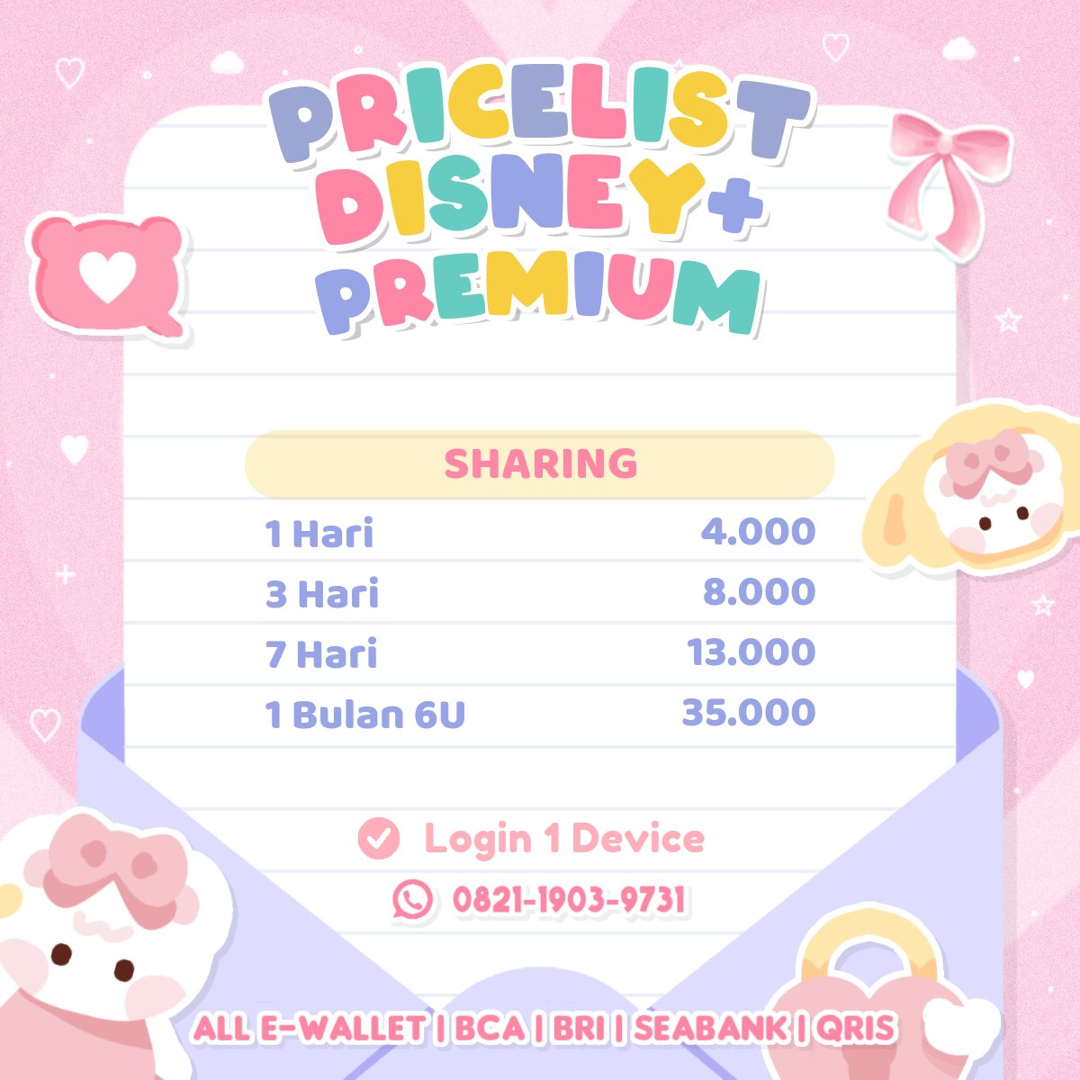 togexther's tweet photo. @deadlywitchh hai kak! di Tanya adaa nih

💌 order wa : https://t.co/CWLxB3jeHQ
💌 proof : https://t.co/1d510rtdql
🤍 apps lainnya cek di katalog lengkap : https://t.co/I4ZbsQNVDX https://t.co/WNcQ5iQNUz