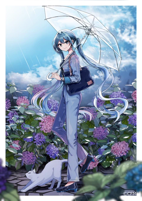 デニムトートバッグの初音ミクシルエットデザイン・ビジュアル描き下ろしを担当しました#マジカルミライ2024 