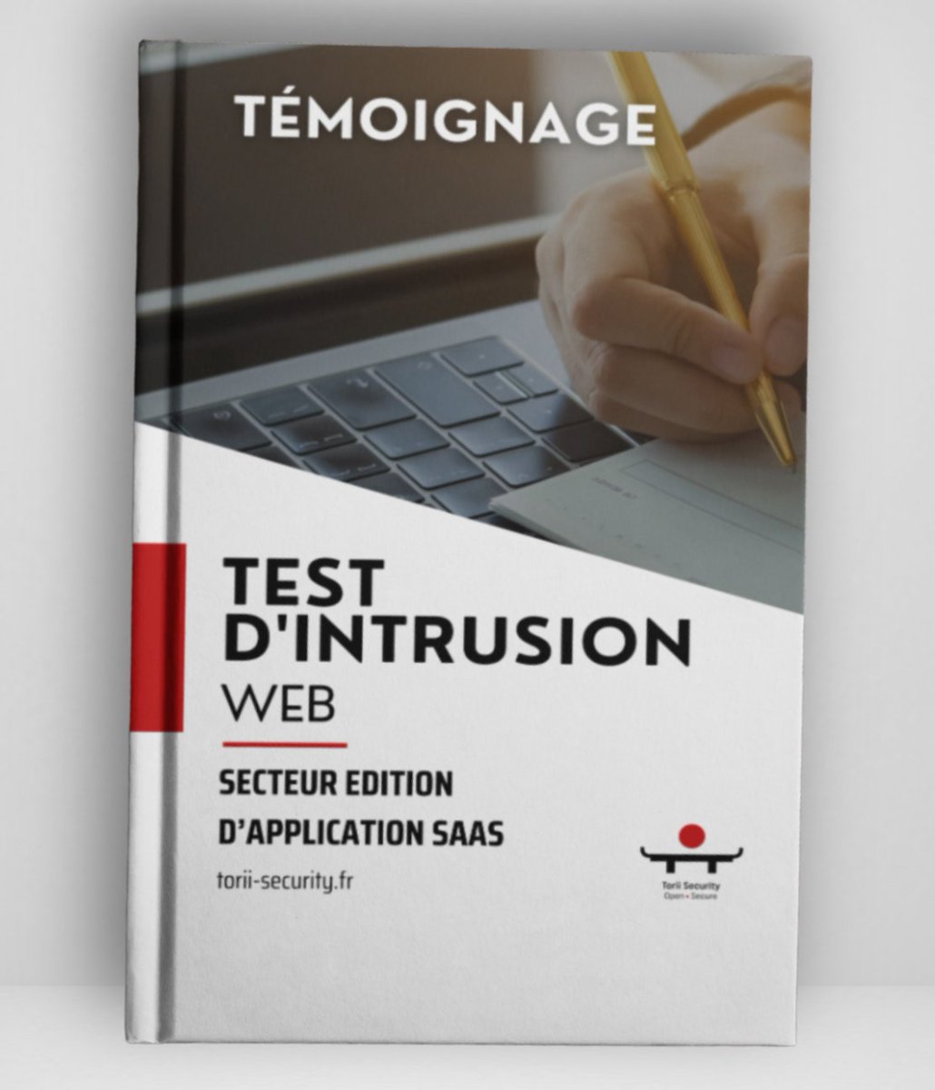 "Les grands comptes ont des exigences au niveau de la sécurité informatique"

Découvrez pourquoi Pascal, directeur informatique dans une startup éditrice d'application SaaS, a choisi Torii Security.
Il y partage son expérience de notre test d’intrusion web
eu1.hubs.ly/H0bjZJj0