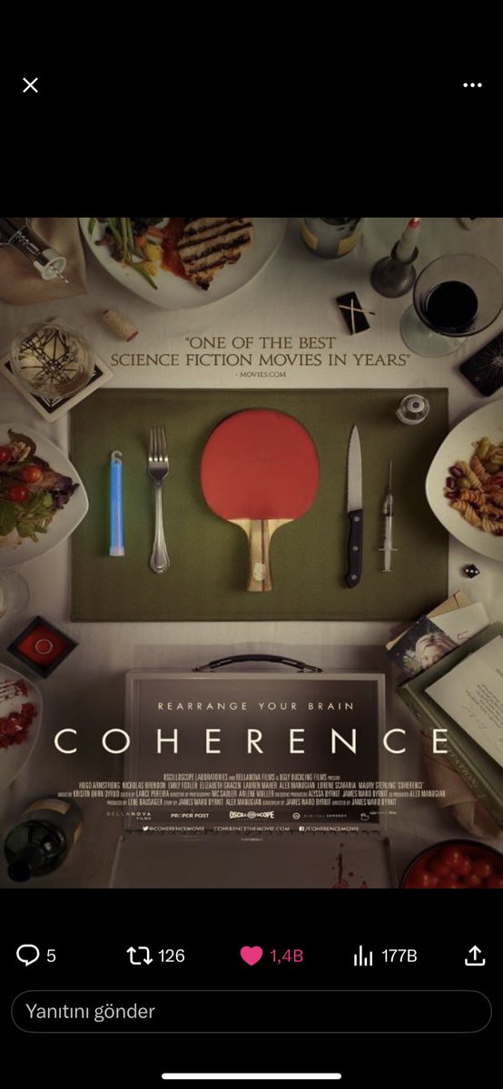 Filmi tevafuken dolunay gecesinde izlemek de güzel bir etki bıraktı :)