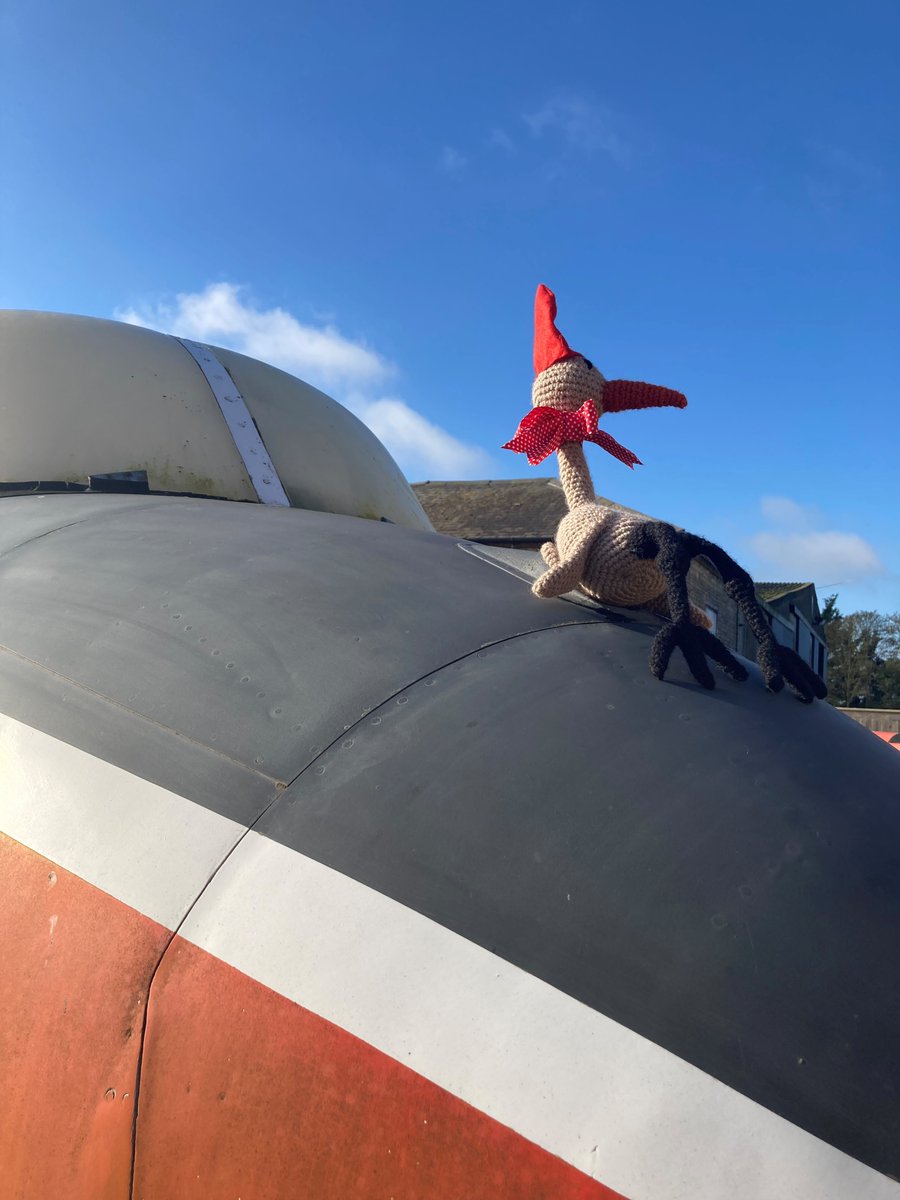 CranwellMuseum's tweet photo. Charlie our mascot thinks he might fall of the Provost if it was still in the display team what do you think.
@RafMetheringham @NewarkAirMus @IntBCC @LimaSectorOps @cottagemuseum @sandfordaward @LincsKidsUk @kidsinmuseums @Visit_Lincs #MuseumsTogether #LincsConnect https://t.co/8npxOdlMyN