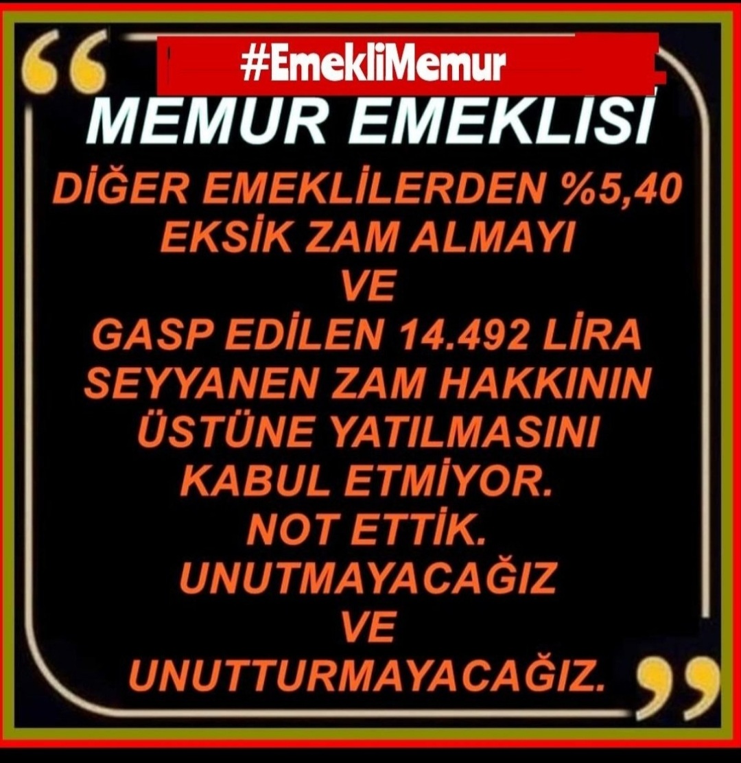 Arya59357868's tweet photo. On beş ay önce yıllarca tâbi olduğumuz YASALAR YOK SAYILARAK bir ek madde ile tek seferde maaşlarımız AÇLIK SEVİYESİNE indirildi 
O günden bu güne kimseye sesimizi duyuramadık
@Akparti
@MHP_Bilgi
@herkesicinCHP
375/40 ek madde İPTAL 💥
#MemurEmeklislneAdalet https://t.co/K7Rrux9zwN
