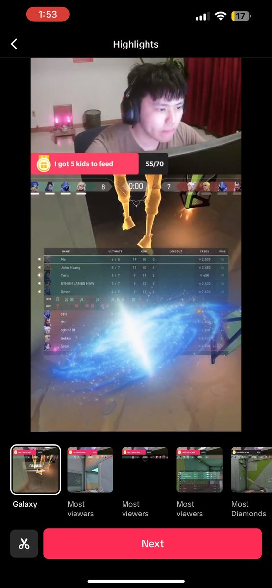 1andyVAL's tweet photo. BEST STREAM TO DATE (FIRST GALAXY) https://t.co/q6zxQsDfah