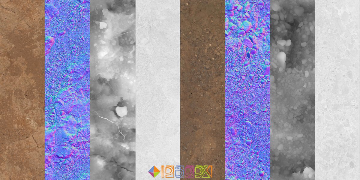 pbrpxcom's tweet photo. New Textures:Riverbed_Soil_Surface
Browse other free textures:https://t.co/vCwDXwO8Z5
#free #pbr #cc0 #realitycapture #artengine #marmosettoolbag https://t.co/FOXsrS6sOZ