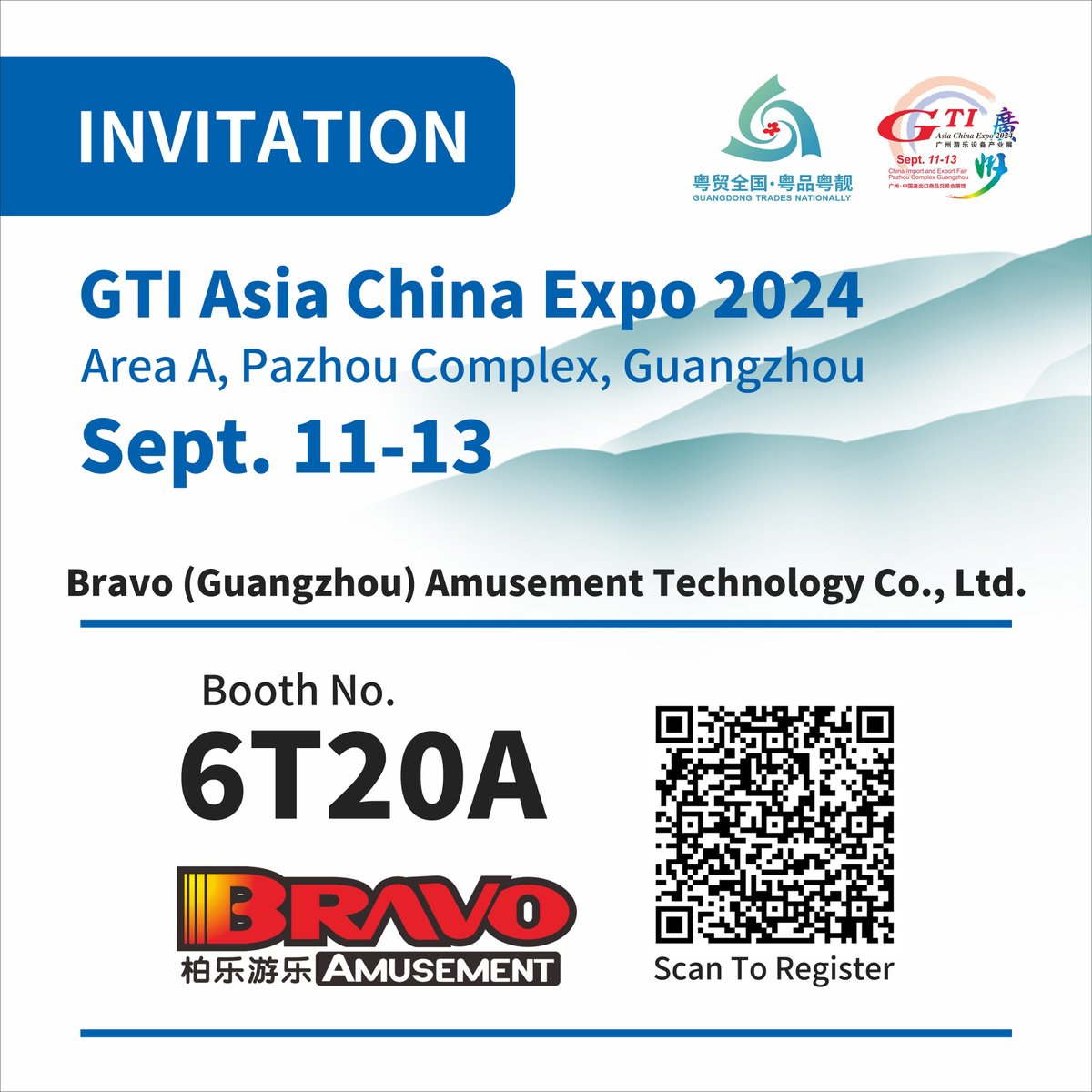 bravo_amusement's tweet image. Join us at Hall 6.1, Booth-6T20A at the 2024 GTI Expo for the brand new machine debut, an immersive experience. 
Explore our top attractions and discover the original new release game-play machine. 

See you there!!

#GTI #amusementgame #gamemachine
#GTIEXPO #2024GTI #GTI2024