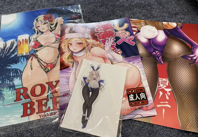 hiyo( )さんの新刊セット ルドミラが、エッッッで可愛くて愛の詰まったセットです! 展開が面白い(指揮官の戦慄顔が好)上に攻められるルドミラがエチチで最高です!しかも見せ場はカラー...!!イチャイチャありがとうございました バニーもそれぞれにあったデザインで全ページ最高です