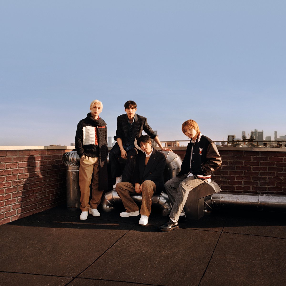 Drop your emoji reaction to <a href="/Stray_Kids/">Stray Kids</a> in NYC 👇

#TommyHilfiger #StrayKids