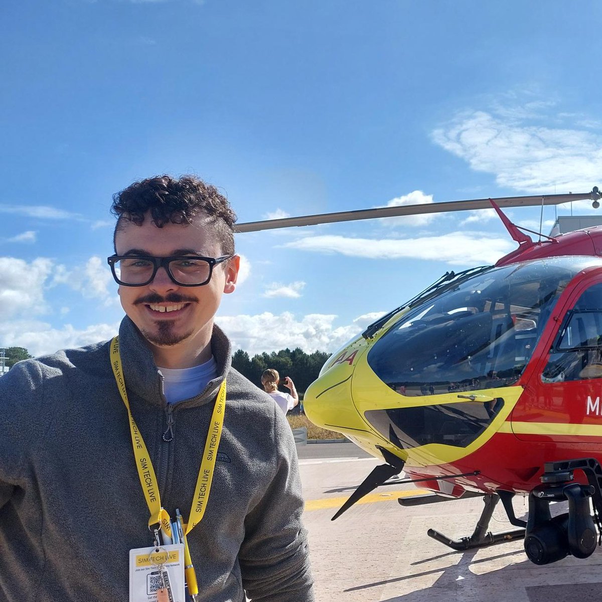 Salford Uni Sim Techs (@simtechteam) on Twitter photo A few photos from the #Simtechlive event last week. I even managed to get a snap of Sim Tech Nathan with the Midlands Air Ambulance Helicopter. Thanks you <a href="/SimandSkills/">Sim & Skills</a> and thank you <a href="/MAA_Charity/">Midlands Air Ambulance Charity 🚁</a> What an amazing job you all do!! A few photos from the #Simtechlive event last week. I even managed to get a snap of Sim Tech Nathan with the Midlands Air Ambulance Helicopter. Thanks you <a href="/SimandSkills/">Sim & Skills</a> and thank you <a href="/MAA_Charity/">Midlands Air Ambulance Charity 🚁</a> What an amazing job you all do!!