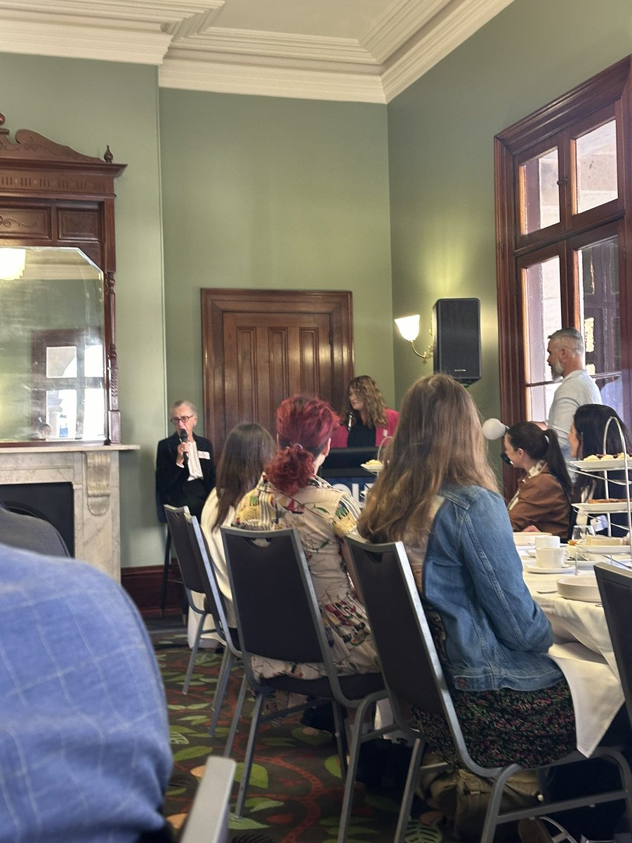 jaderenouf's tweet photo. Today I attended the Dr Laurie Cowled AM
scholarship celebration at Old Government House as one of the 2024 recipients. 
I got to have a moment of gratitude for how far I have come, all I have achieved, 
@QUT @qutlaw #qut #qutlaw #qutjustice #blackknowing #aboriginallawstudent https://t.co/fN4KMgreqV