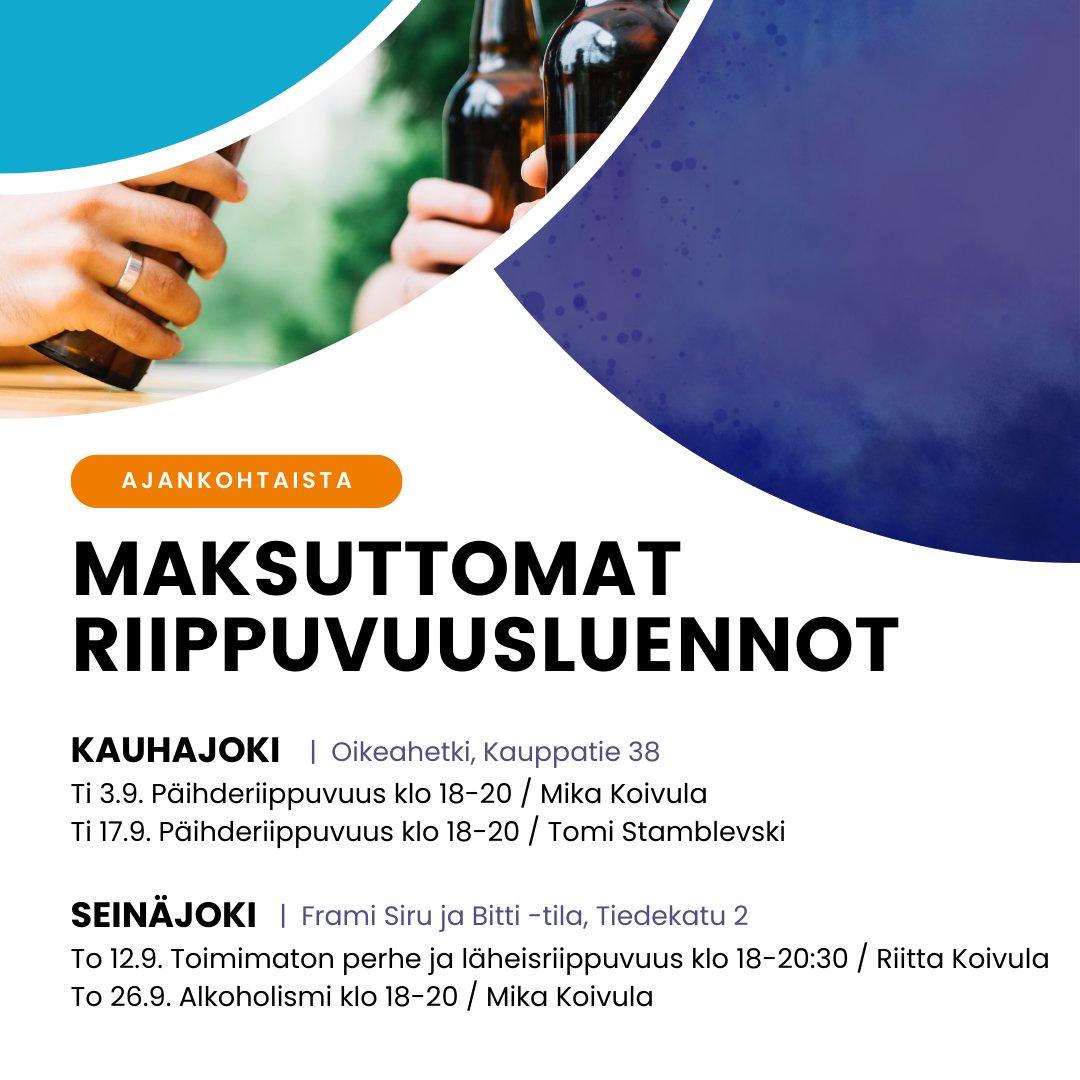 Oikeahetki's tweet photo. OIKEAHETKI SYYSKUU 2024 https://t.co/1vBeaixEts  #päihteet #alkoholi #alkoholismi #toimimatonperhe #läheisriippuvuus #terveys #hyvinvointi #perhe #työterveyshuolto #työelämä https://t.co/tEimGEF1WY