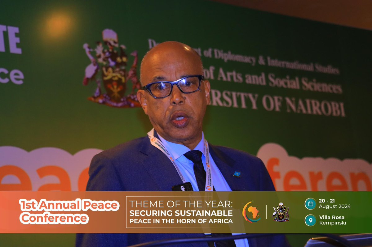 sntvnews1's tweet photo. A two-day Annual Peace Conference co-organised by the East African Institute for Peace and Governance @EAInstitute_ and the Department of Diplomacy and International Studies @ddis_uon has commenced in Nairobi. Politicians, scholars, researchers, and academics from the region and beyond are participating in the event. More than 20 research papers will be presented, and the conference will feature panel discussions and speeches.