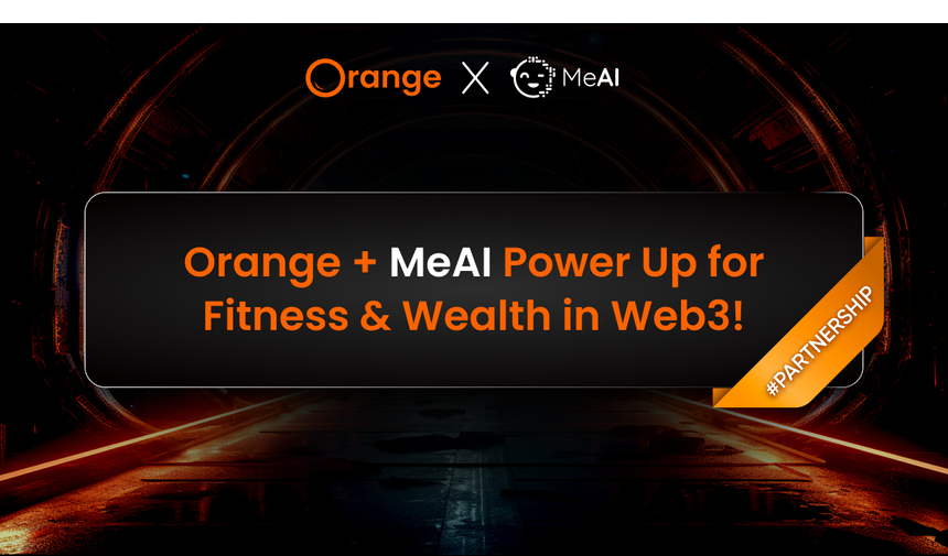 orange_web3's tweet photo. We’re excited to announce our partnership with @meai_app, the first AI-driven #Web3 lifestyle app!
🍊Orange #FounderKeys holders get whitelisted for MeAI’s #NFT sale
Stay tuned for more 😉 https://t.co/P80BP5U7Eb