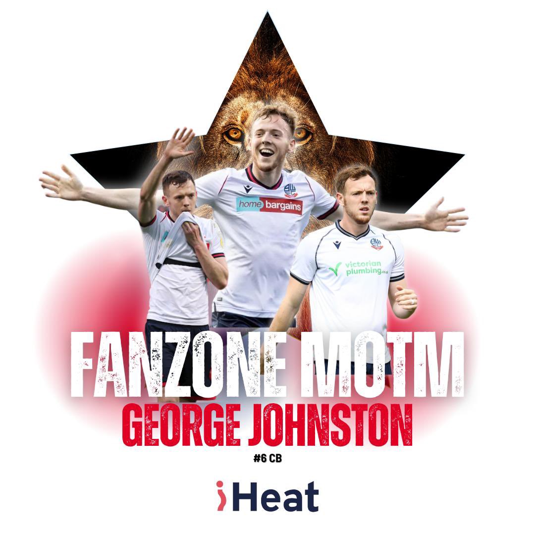 Your Fanzone MOTM sponsored by <a href="/iHeatUK/">iHeat</a> 🤝⭐️

How good was it to see him back!? <a href="/GeorgeJ35/">George Johnston</a> 💪

#BWFC