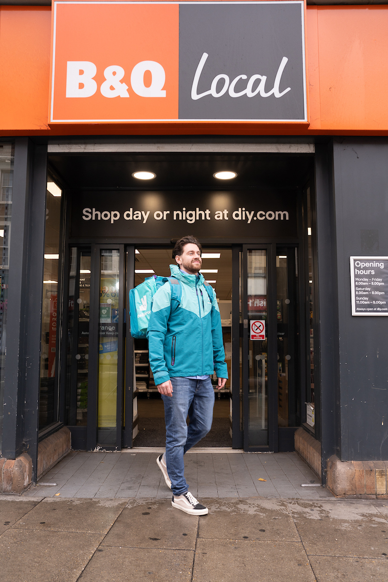 Local to London? We've got some big news. B&amp;Q have partnered with Deliveroo to offer a new, on-demand delivery service of over 600 home improvement products from nine of our B&amp;Q Local stores in London. From painting to plumbing, get the products you need at the touch of a button.