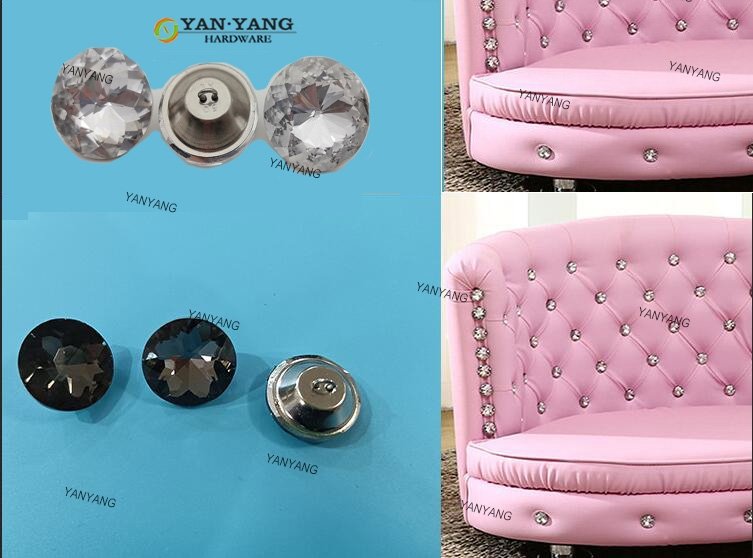 yysofa_hardware's tweet image. China Professional Manufacturer YANYANG Factory High Quality Modern 20#22# Button Upholstery Glass Buttons For Sofa Accessory.
#buttonsforsofa,#glassbuttons,#upholsterybutton,#22mmbutton,#sofaaccessory,#Yanyang,#madeinchina
Wechat/whatsapp:008618924804083