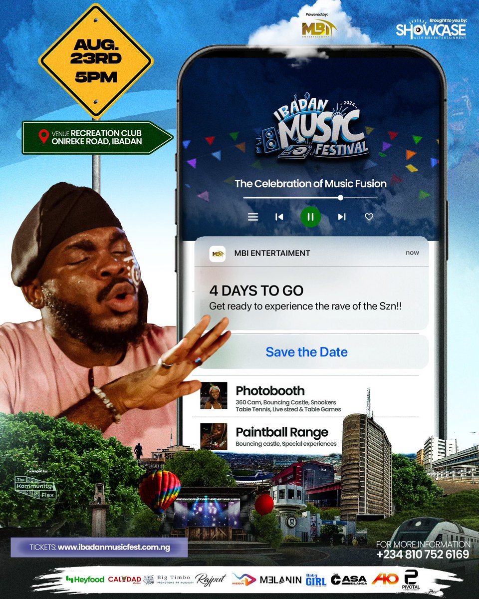 The countdown is on!!!
Tell a friend to tell a friend - it is officially IBMF'24 week🔥
Are you ready?

#IBMF24 #mbientertainment #showcasewithmbi