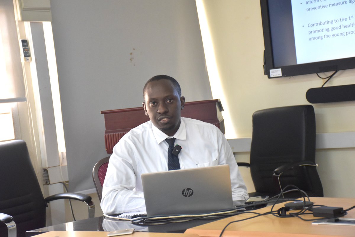 Dr. Daniel Iraguha presents his research, 'Incidence and factors associated with paroxysmal Atrial fibrillation among Rheumatic heart Disease registry patients of <a href="/HeartUganda/">Uganda Heart Institute</a>- A preventive strategy against stroke.'
#BeatRHD
#cardiovasculardisease