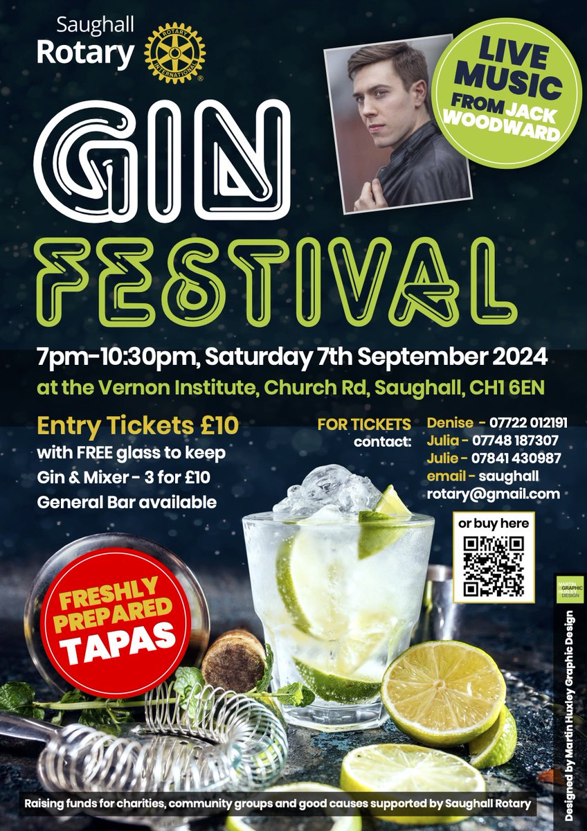 The Saughall Rotary Gin Festival is back
 - buy tickets here
buytickets.at/rotaryclubofsa…