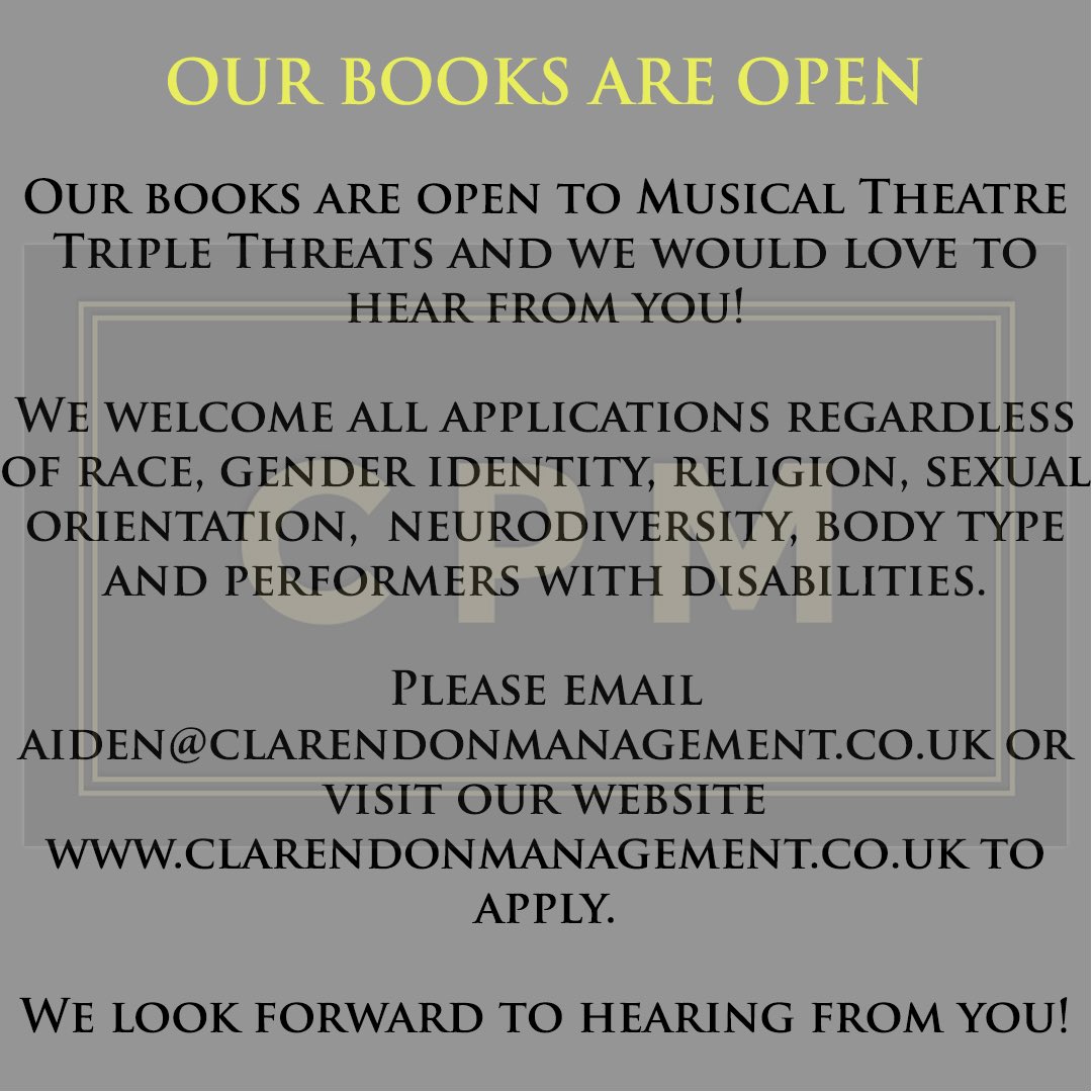 One of our agent books are currently open. Please #RT