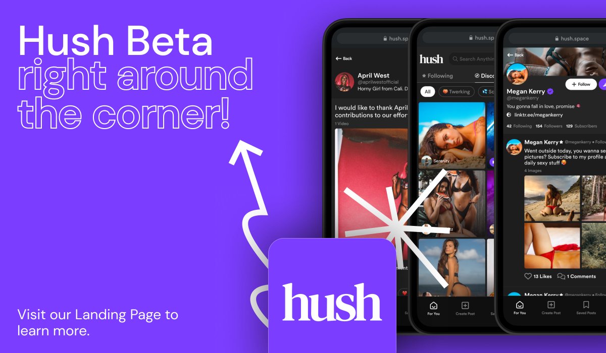hushdotspace's tweet photo. We are excited! Our long-awaited #beta version of @hushdotspace is right around the corner. 

👉 Visit: https://t.co/yD5jPgOKQh to learn more https://t.co/I6hJGagsW4