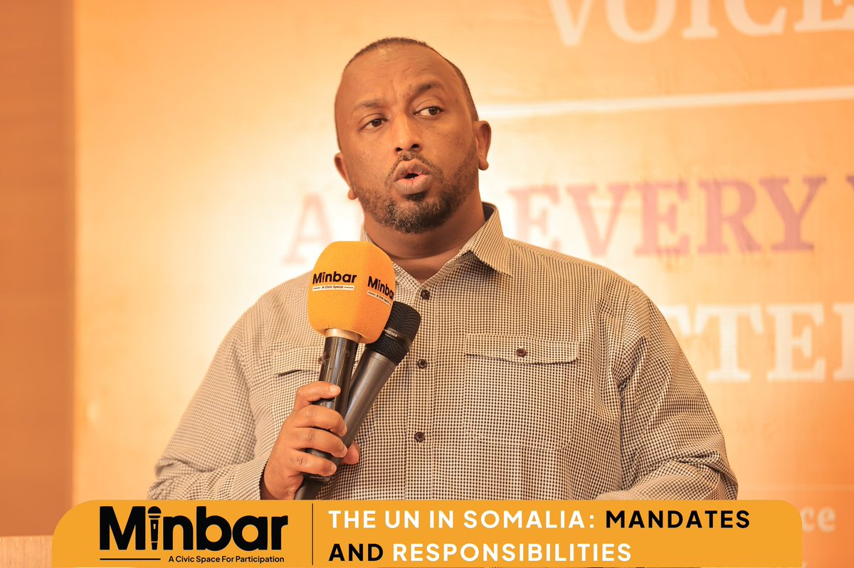 minbarSpace's tweet photo. We’ve kicked off our town hall meeting with Mr. George Conway @GConway_UN, Deputy Special Representative of the Secretary-General and Resident Humanitarian Coordinator.

@UNinSomalia 

#MinbarTalks 
#MinbarTownhallMeeting https://t.co/Siz1uSLKiF