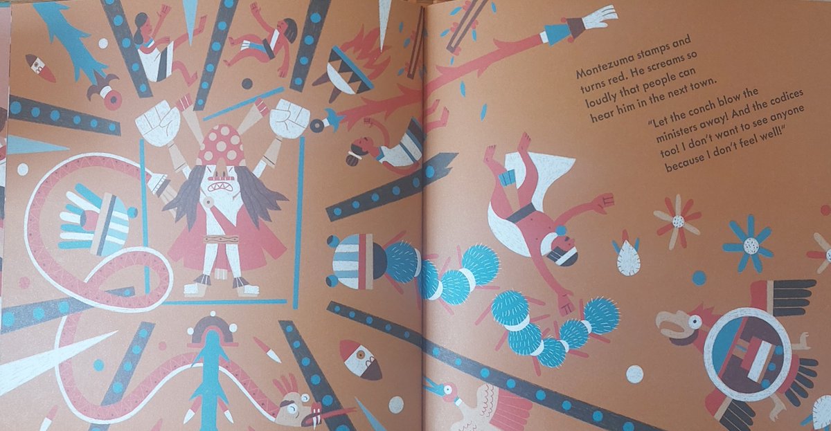 PaulWat5's tweet photo. #PicturebookJoy
Montezuma's Tantrum tells the tale of an angry Aztec. Fantastic illustrations! https://t.co/xaL7RahQV8