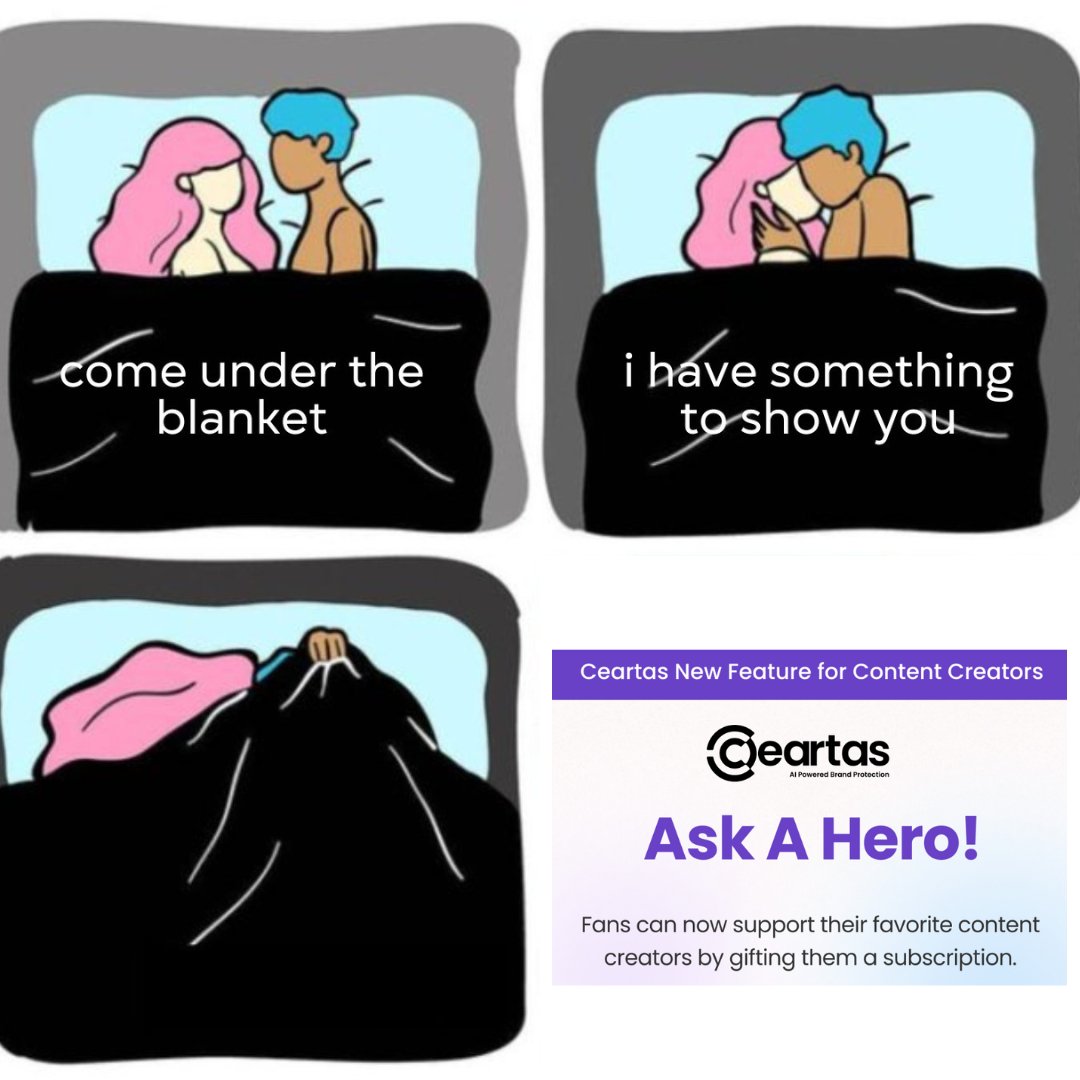 CeartasDMCA's tweet image. Love their 🌶️ content? Help them keep it protected! 🦾

You can now gift your fave OF creator a @CeartasDMCA subscription—because everybody needs a hero! 🛡️

Reach out to your favourite creator today and offer them the gift of #LeakProtection with @CeartasDMCA