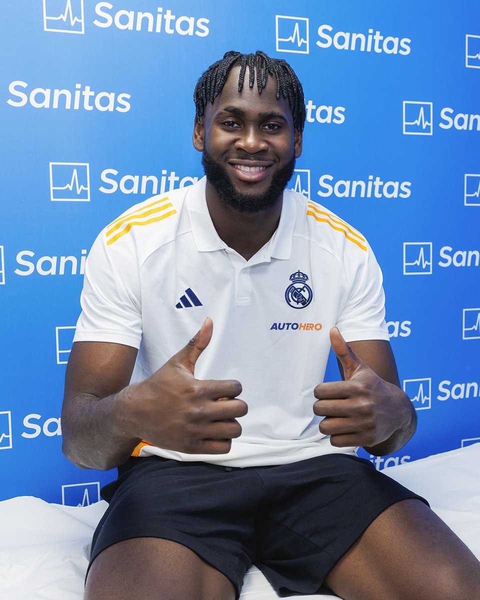 👍 @UsmanGaruba 👍
✅ Reconocimiento médico
🏥 Hospital Universitario @Sanitas La Moraleja
🤍 #ImpulsoSanitas | #WelcomeBackGaruba