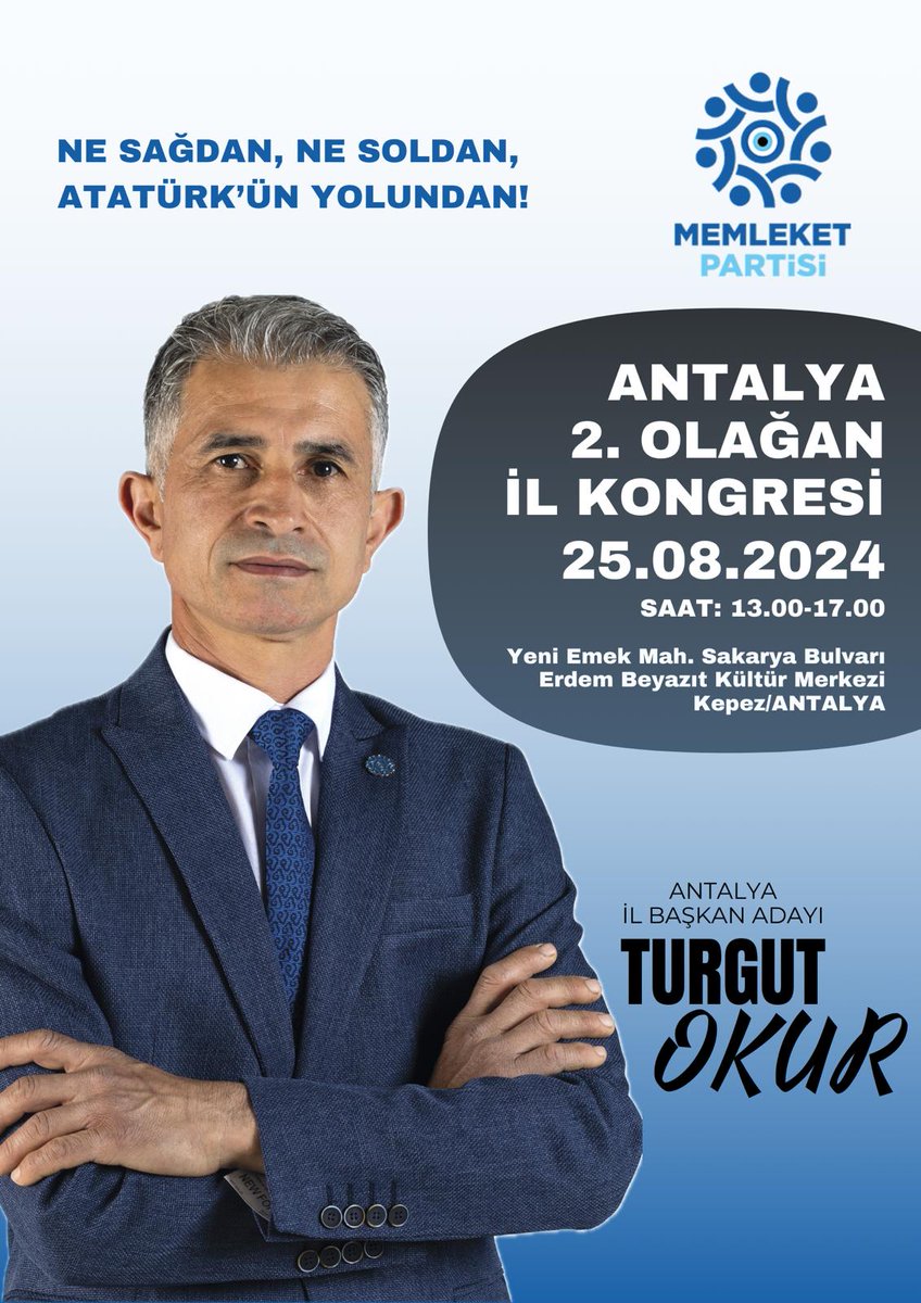 Ne sağdan. ne soldan, Atatürk'ün yolundan!