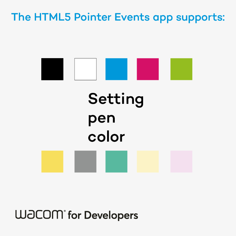 Wacomdevelopers's tweet photo. With HTML5 Pointer Events, you can develop an app that is compatible with numerous popular browsers, detecting pen ink, mouse, and touch data using a single unified API. Learn more about its benefits here: