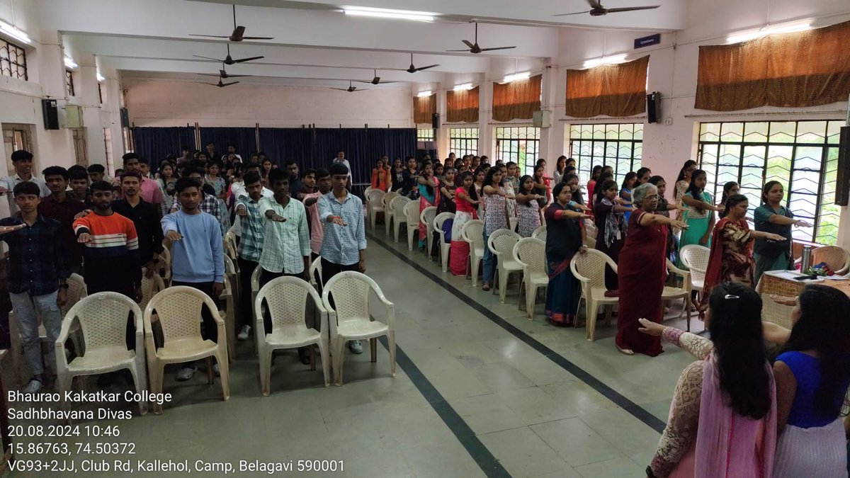 BKCNSS's tweet photo. Sadbhavana Diwas aka Harmony Day was observed on 20/08/24. It's a day dedicated to promote peace, harmony, &amp; goodwill among all citizens of India. The students took Sadbhavana Diwas Pledge. 
The theme for Sadbhavna Diwas 2024 is “Unity in Diversity: Embracing Our Differences” https://t.co/HPe6VFMqGE