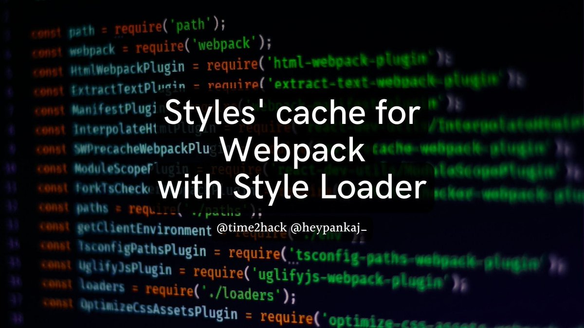 Learn how to customize Webpack's style-loader to preserve CSS after 3rd party app cleanup. Step-by-step guide with code examples.
bit.ly/3SU5Rs7
.
#webpack