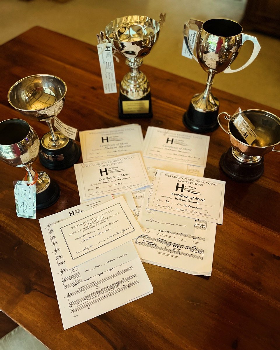 Wellington Regional Vocal Competition ✅ 🏆
 Delighted to have won the Wellington Regional Aria this past weekend along with FIVE other prizes 🥰🎶

Up next… 🔜 <a href="/BelCantoAward/">JSRB Foundation</a> in Sydney