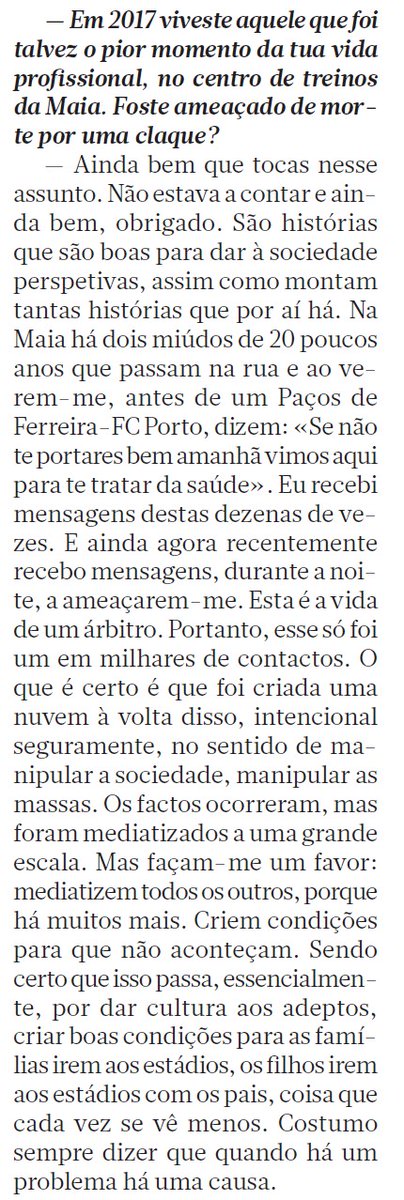 JdaPurificacao's tweet image. As invenções criadas acerca das ameaças a árbitros no centro de estágio da Maia.