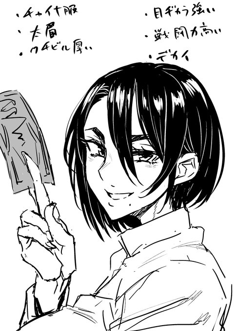 スケベ漫画のキャラデザ中..... 