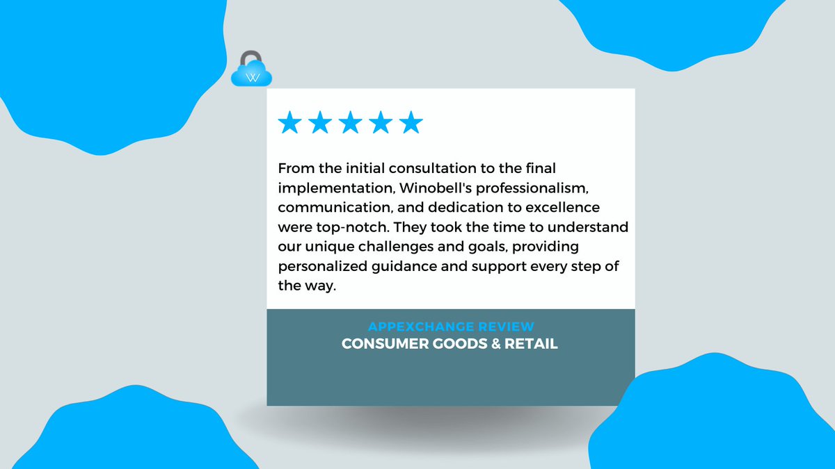 Winobell_Inc's tweet photo. Another win unlocked! Check out what our clients have to say about leveling up their Salesforce game with us. Ready to turn your challenges into success stories? Let's create something extraordinary together!  #ClientLove #SalesforceSuccess #LevelUp https://t.co/hI3LqAGHXp