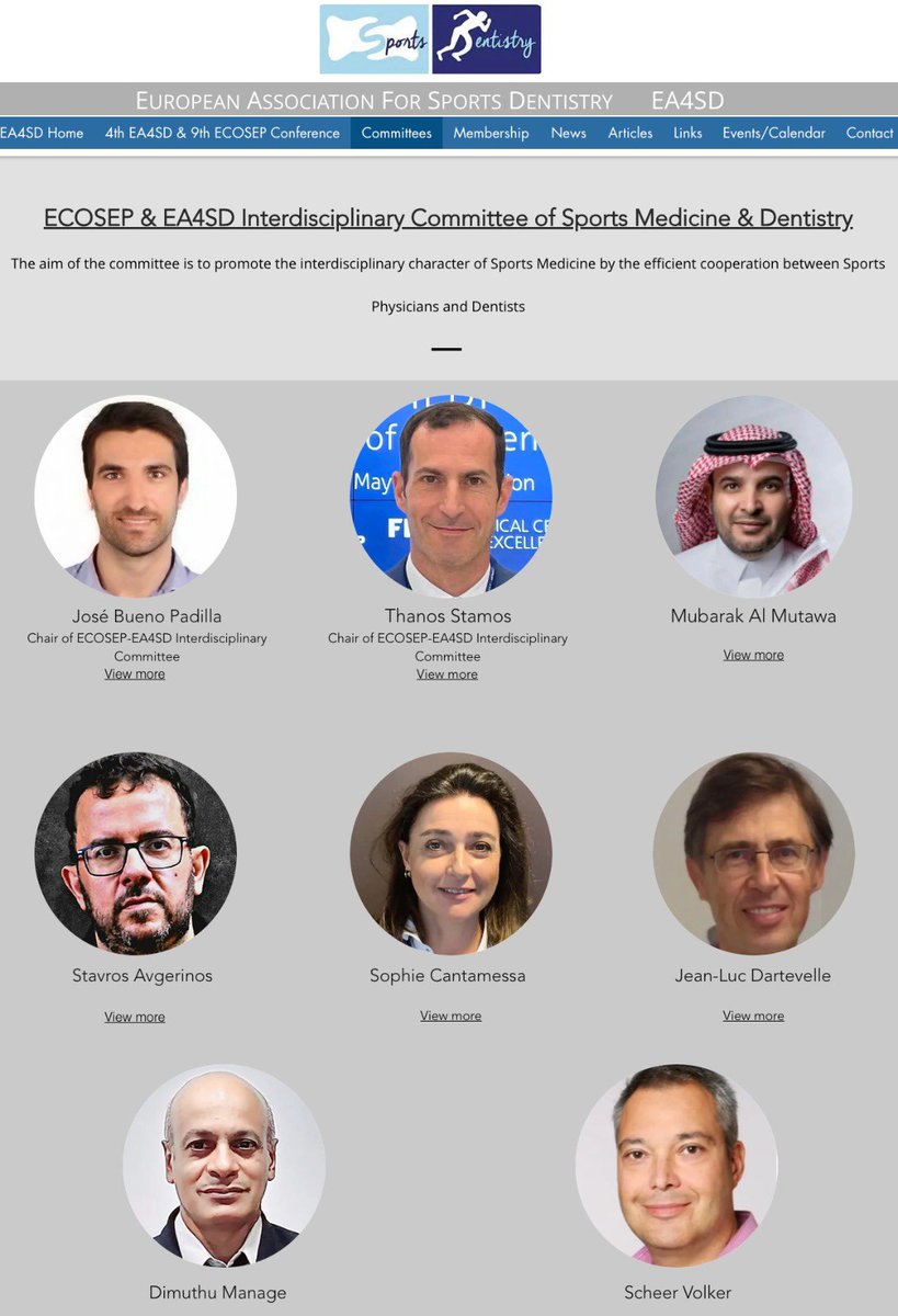 MubarakAlmutaw1's tweet photo. يسعدني أن أعلن انضمامي إلى لجنة #ECOSEP و #EA4SD متعددة التخصصات للطب الرياضي وطب الأسنان. نسعى من خلال هذا التعاون إلى تعزيز الشراكة بين الأطباء الرياضيين وأطباء الأسنان للارتقاء برعاية الرياضيين وصحتهم.
@EcosepInfo https://t.co/od3qrDumqo