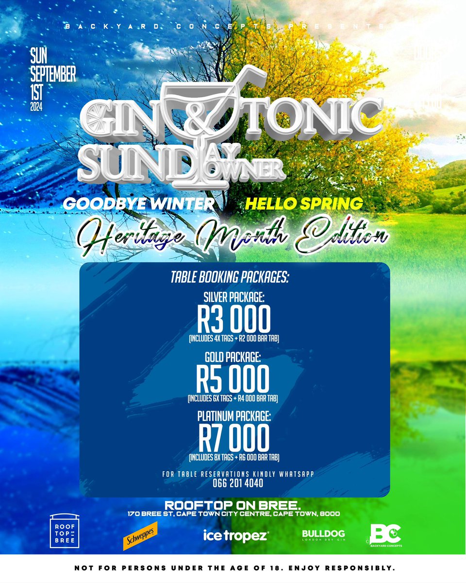 G&T Sunday Sundowner tweet media