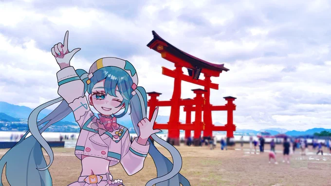 マジミラ福岡行けなかったので宮島に ファンファントリップしてきたよ