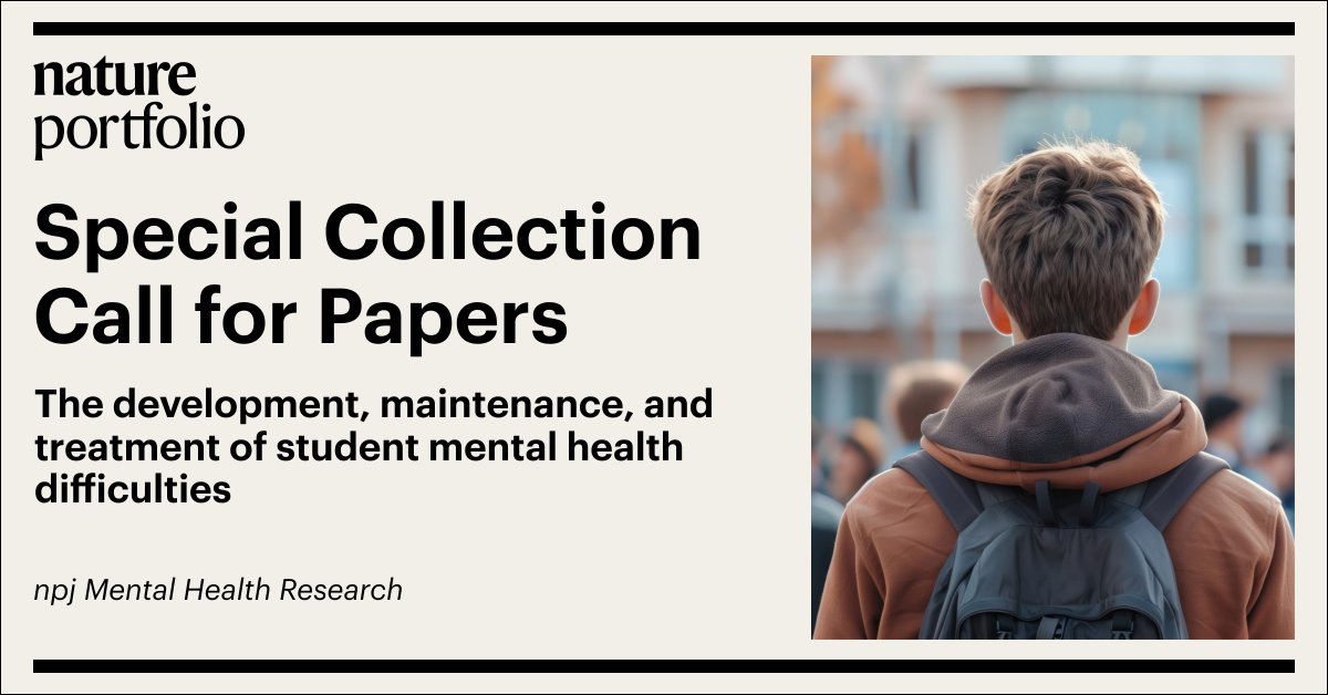 npj Mental Health Research tweet media