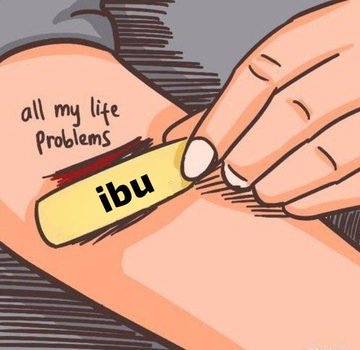 aku hadapin semua asal ada ibu