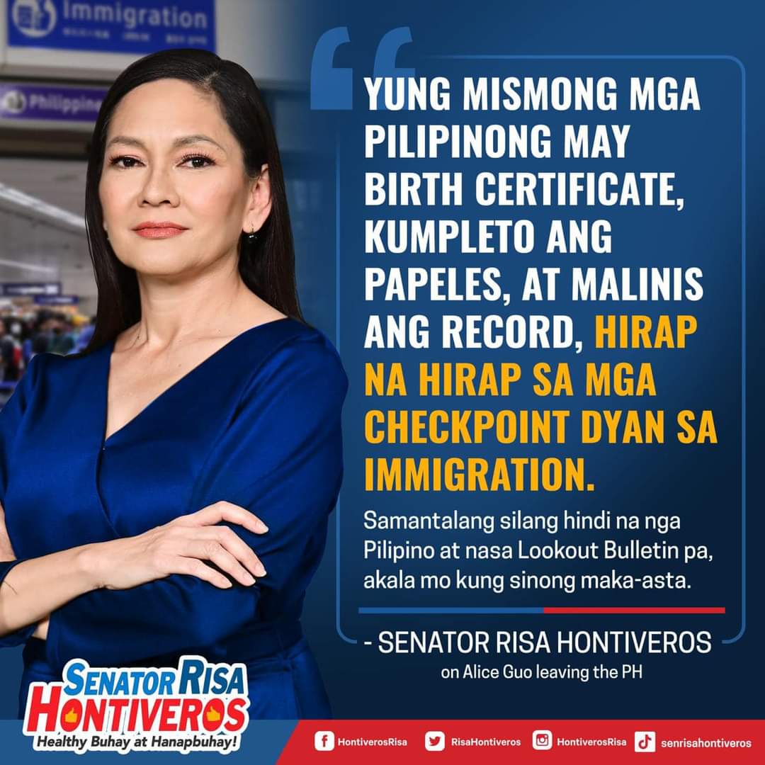 pinaysipatricia's tweet photo. Sen. Risa is on point. https://t.co/6aTQexNaih