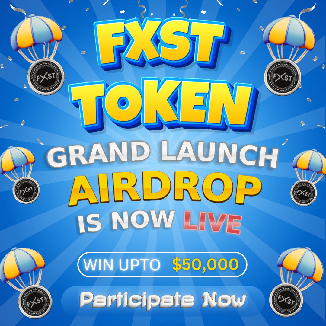 🚀 FXST $50,000 Airdrop is Now Live! 🚀

Complete simple tasks, refer friends, and start winning big! 💰 

👉 Participate Now at t.me/fxstairdropbot and join the FXST community today!

🚀 Follow us📷 Like, Retweet this post, and📷 Comment your BEP-20 wallet address below! 🗨️