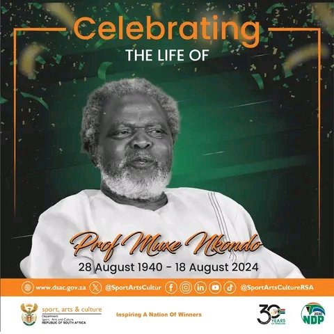 An intelligent and humble man. Etlela hi ku rhula Prof 🙏