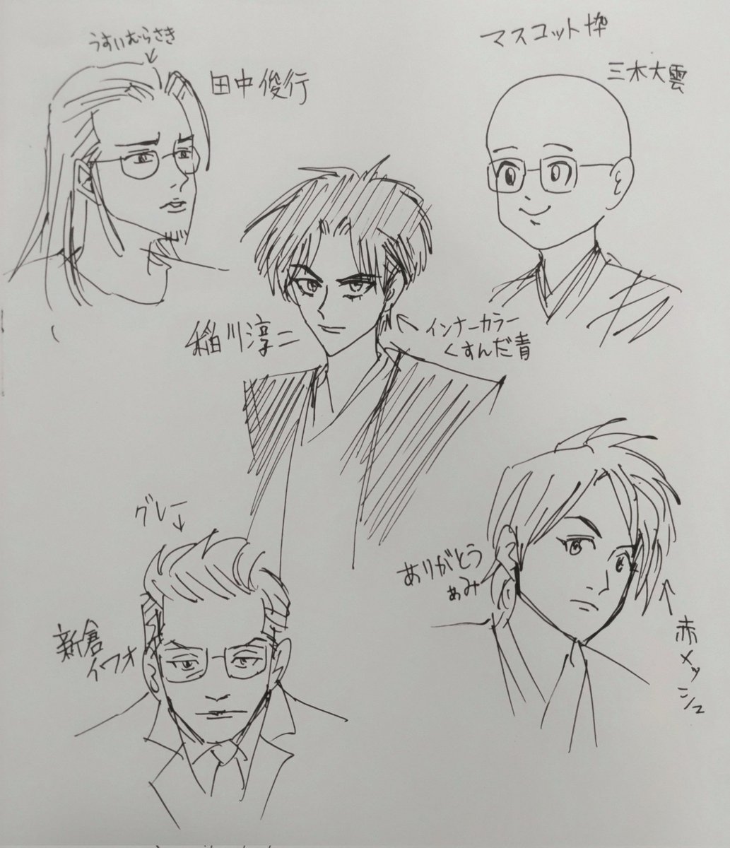 最近なんでもイケメン化or美少女化するので怪談ストレイドッグス描いてみました。 