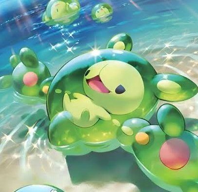 _quinnabun's tweet image. me and my favorite pokémon 🥞🦠