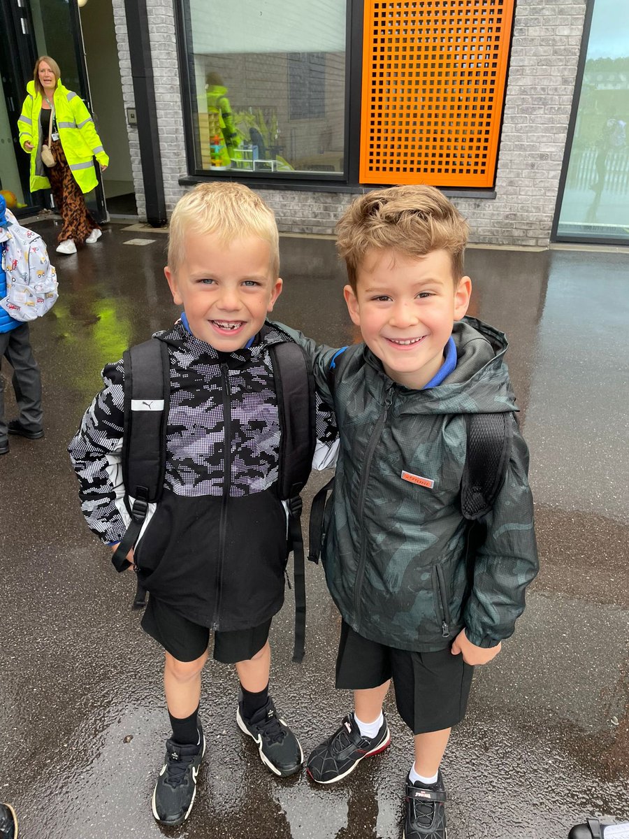 Falzpc's tweet photo. @NessCastlePS Rory was looking forward to going into P3 and Anna was buzzing to go in to P1 with all her friends https://t.co/ZDjjH1DPPC